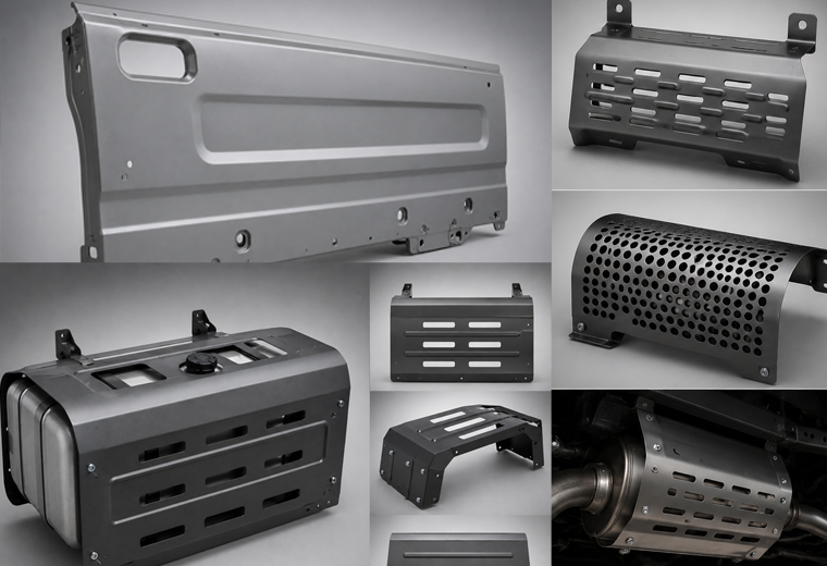 Mudguards for heavy buses and trucks